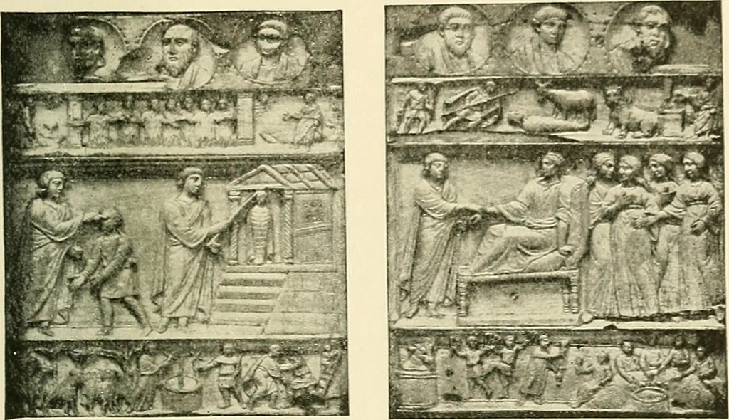 An illustration from Monuments of the early church, 1901, leaf 312