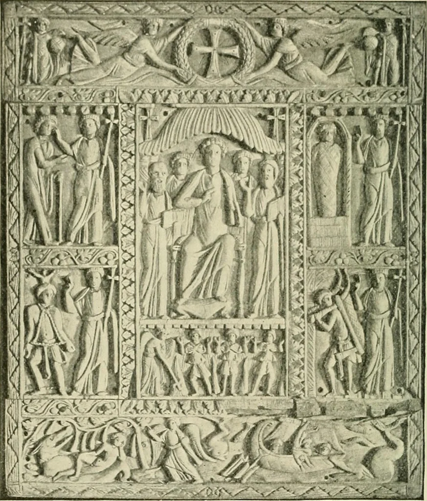 An illustration from Monuments of the early church, 1901, leaf 317
