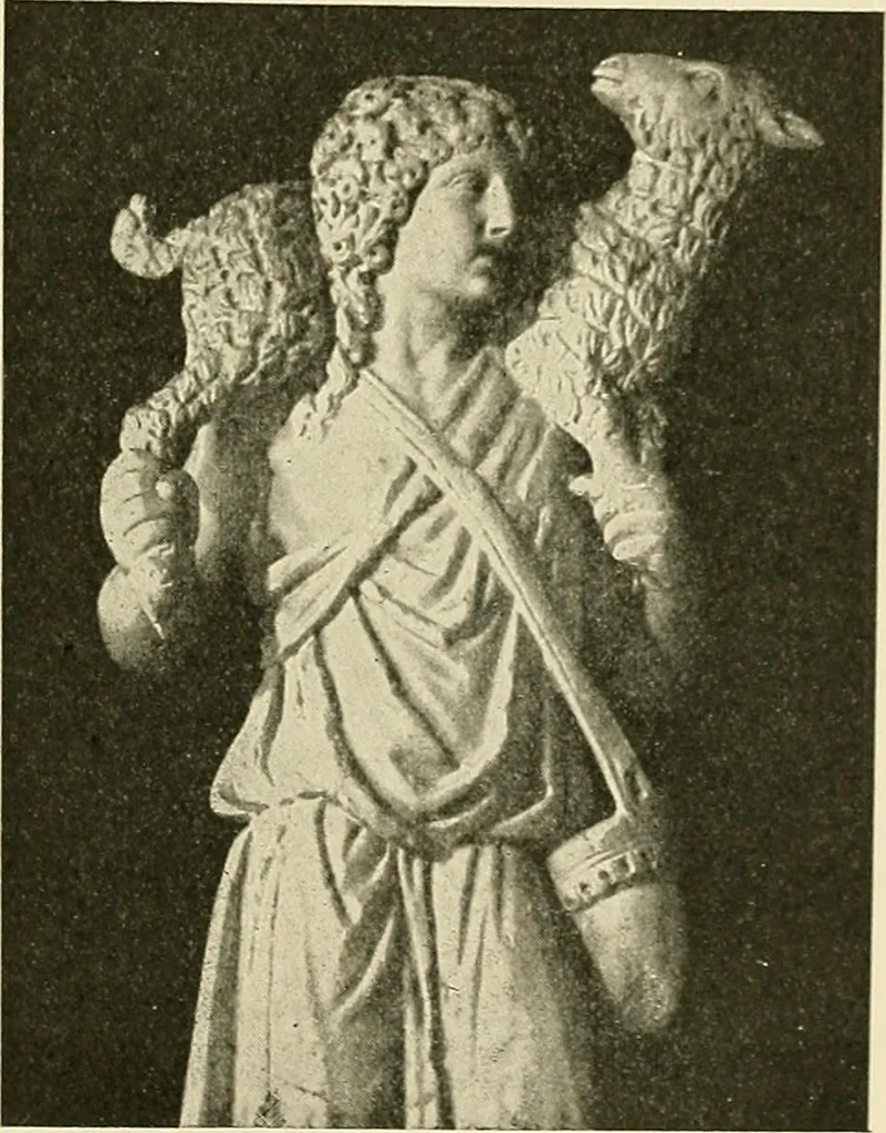 An illustration from Monuments of the early church, 1901, leaf 318