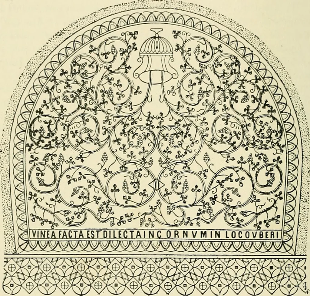 An illustration from Monuments of the early church, 1901, leaf 323