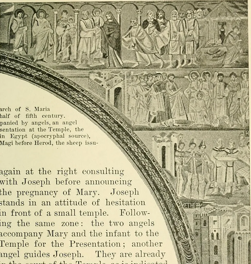 An illustration from Monuments of the early church, 1901, leaf 350