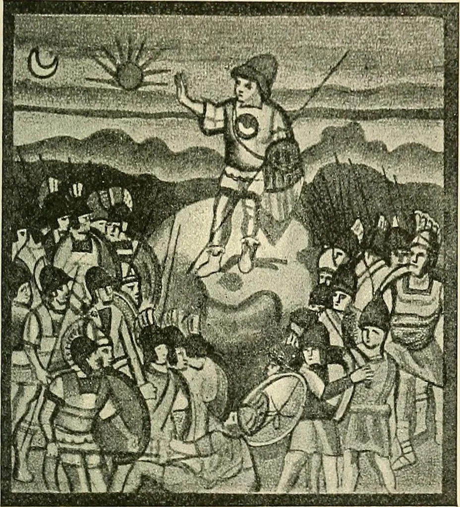 An illustration from Monuments of the early church, 1901, leaf 352