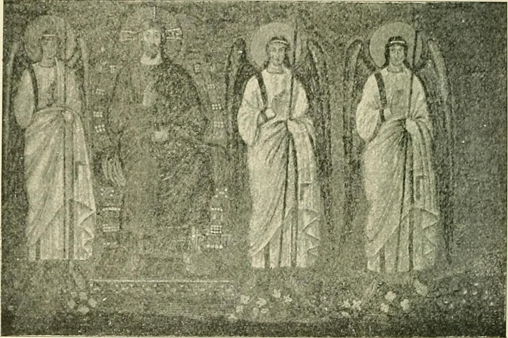 An illustration from Monuments of the early church, 1901, leaf 353