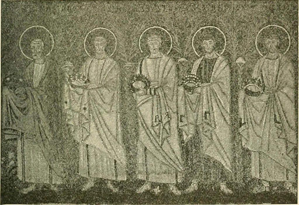 An illustration from Monuments of the early church, 1901, leaf 354