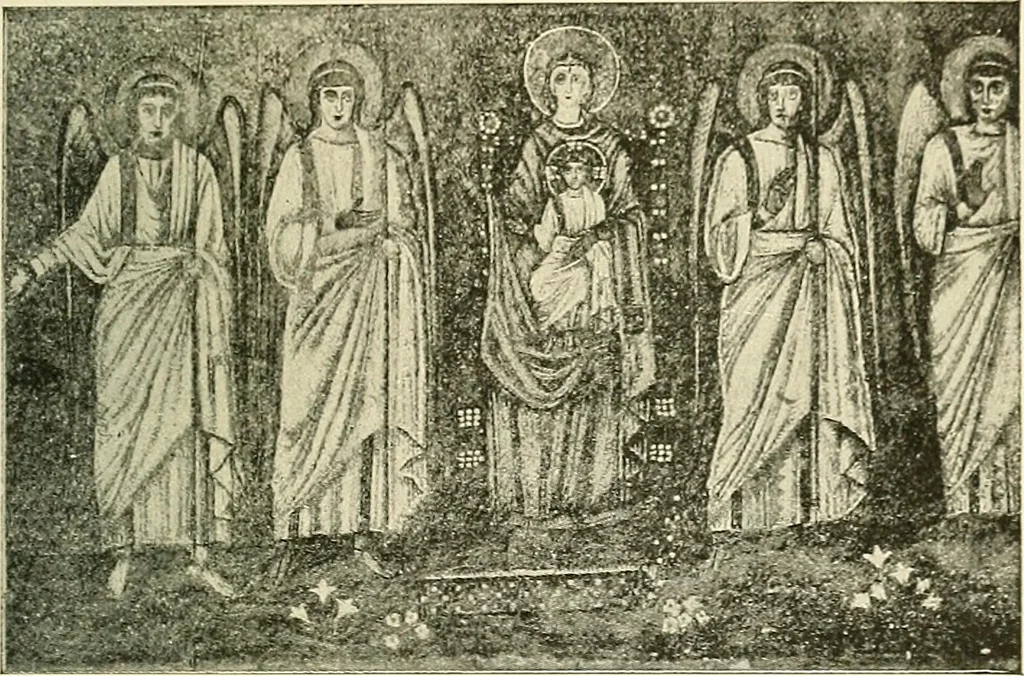 An illustration from Monuments of the early church, 1901, leaf 356