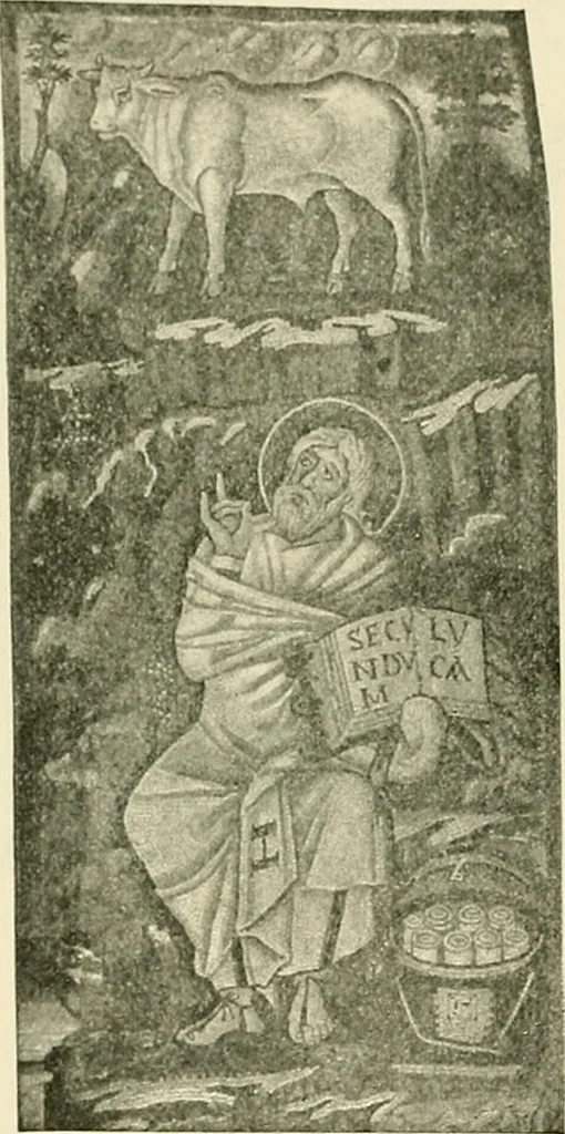 An illustration from Monuments of the early church, 1901, leaf 357