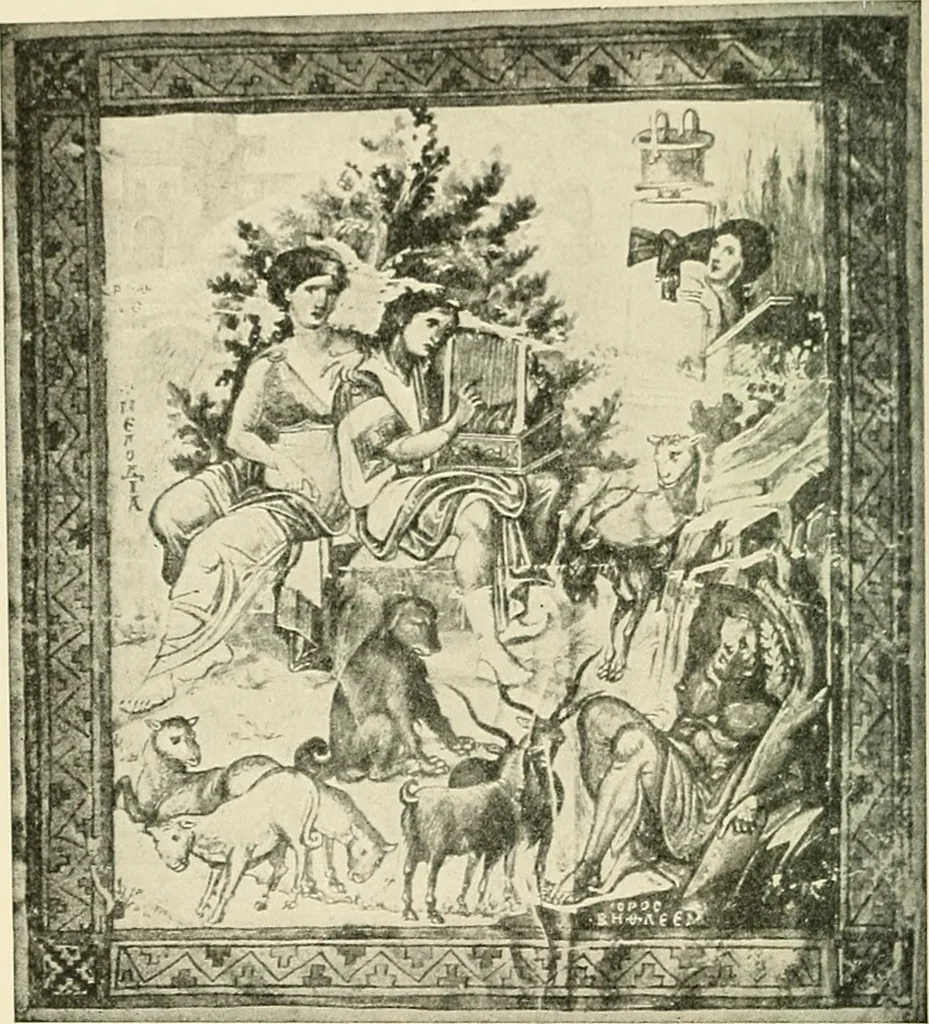 An illustration from Monuments of the early church, 1901, leaf 367