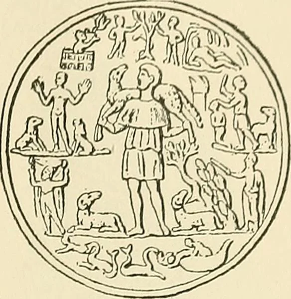 An illustration from Monuments of the early church, 1901, leaf 386