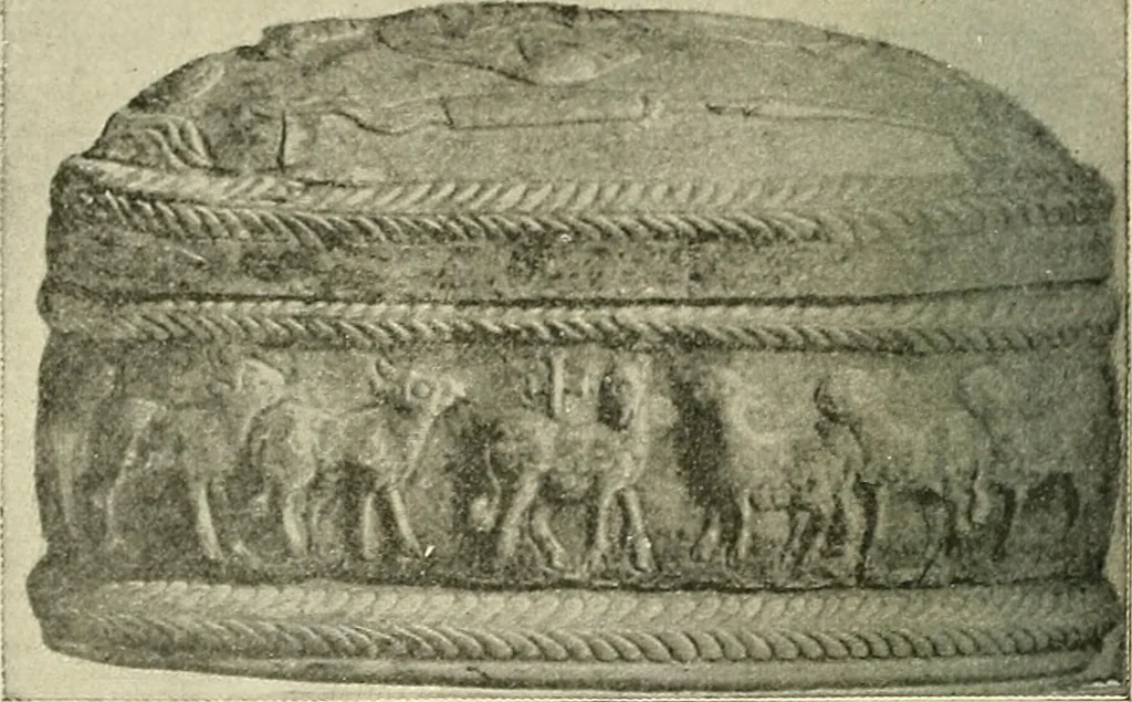 An illustration from Monuments of the early church, 1901, leaf 389