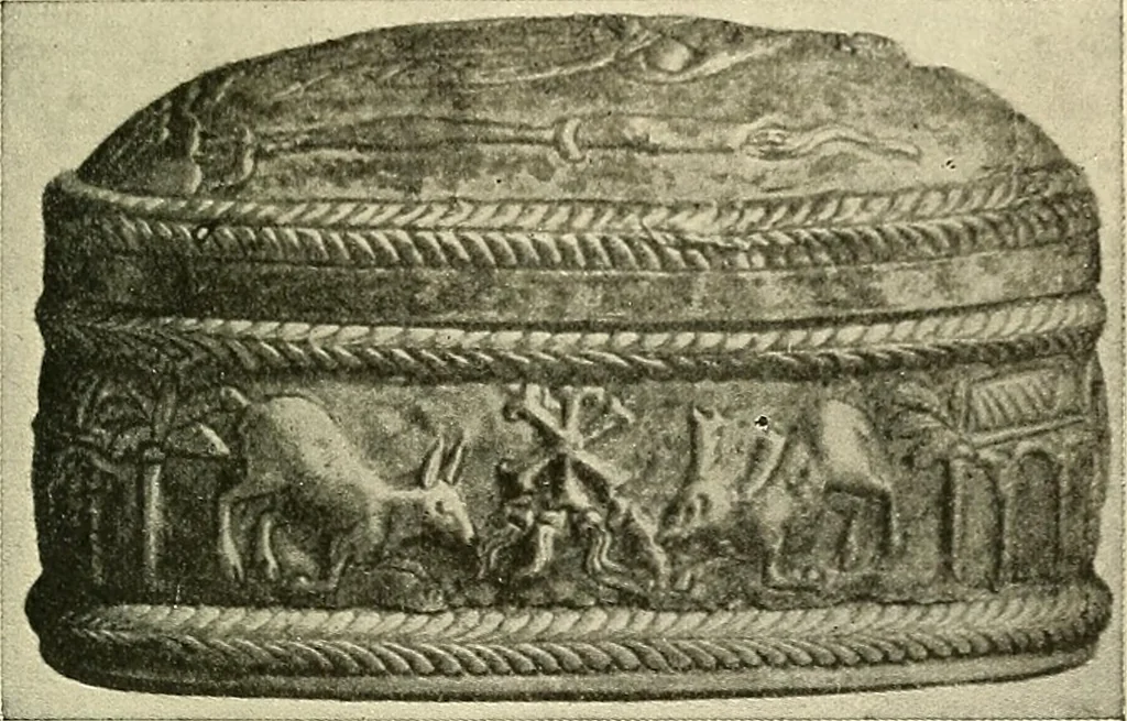 An illustration from Monuments of the early church, 1901, leaf 390