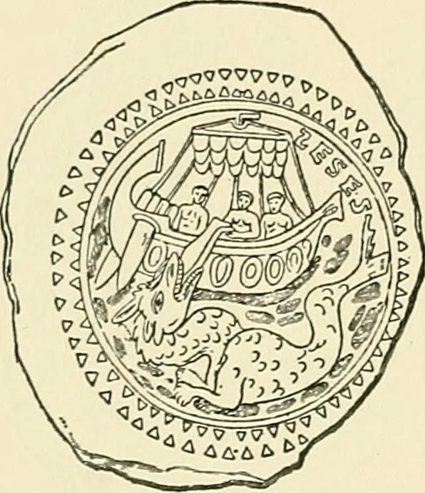 An illustration from Monuments of the early church, 1901, leaf 393