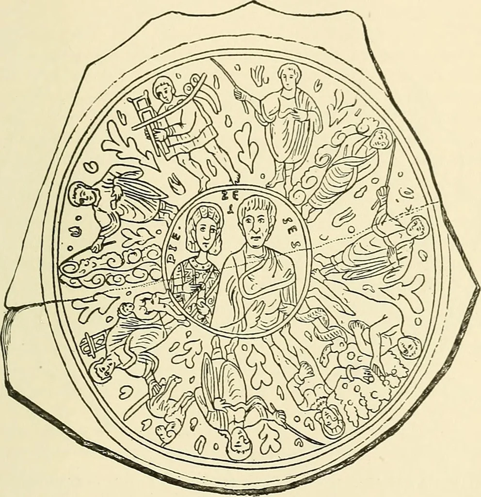 An illustration from Monuments of the early church, 1901, leaf 396