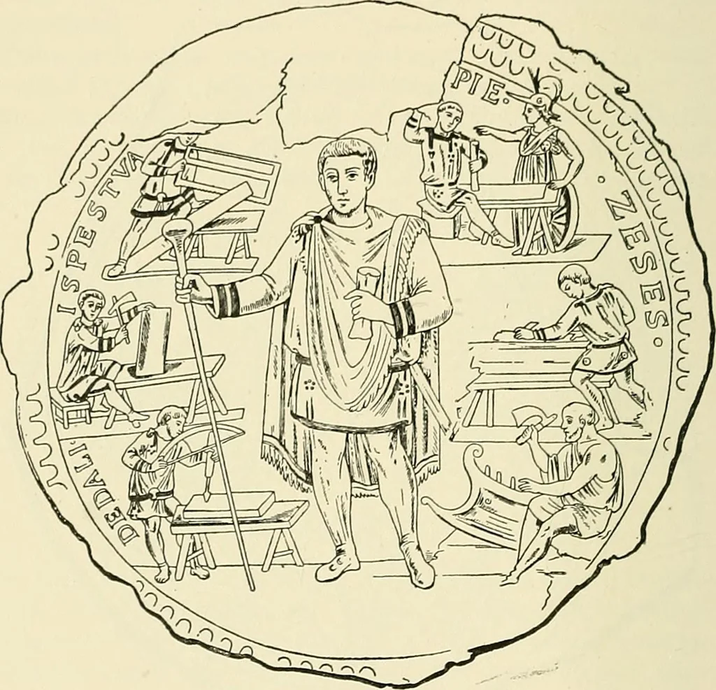 An illustration from Monuments of the early church, 1901, leaf 397