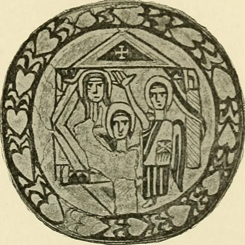 An illustration from Monuments of the early church, 1901, leaf 402