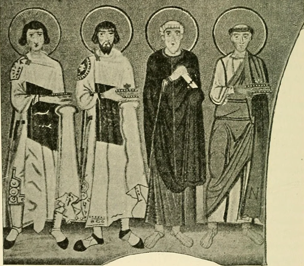 An illustration from Monuments of the early church, 1901, leaf 433