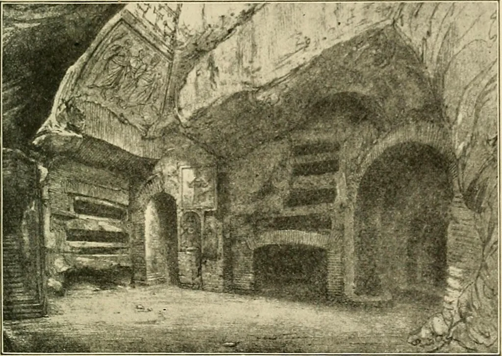 An illustration from Monuments of the early church, 1901, leaf 62