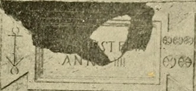 An illustration from Monuments of the early church, 1901, leaf 70