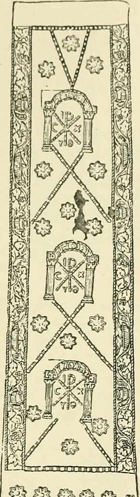 An illustration from Monuments of the early church, 1901, leaf 71