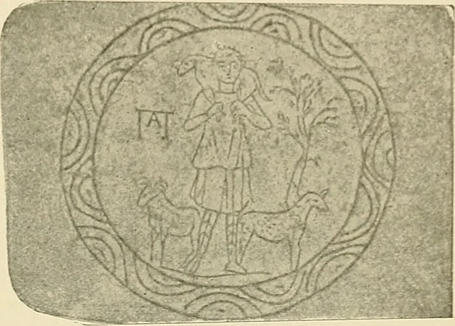 An illustration from Monuments of the early church, 1901, leaf 80