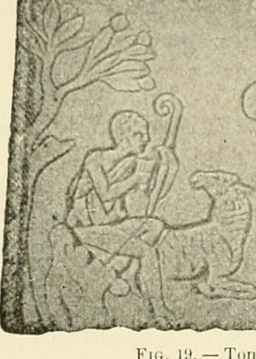An illustration from Monuments of the early church, 1901, leaf 97