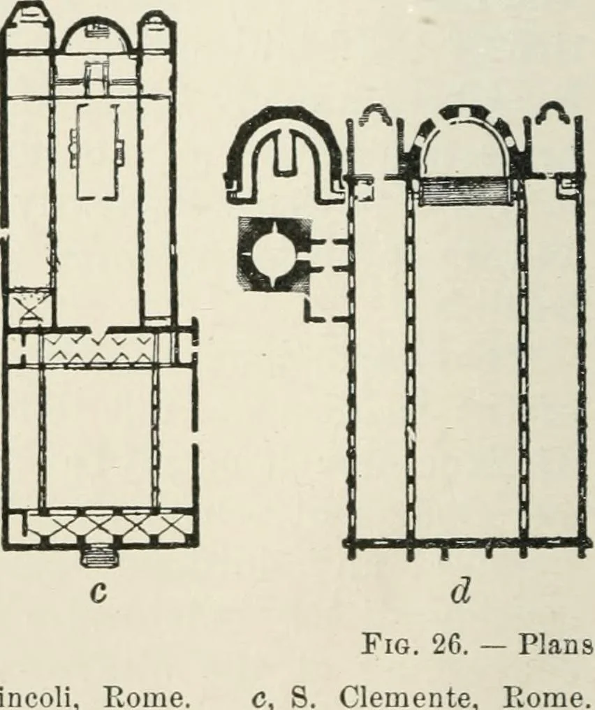 An illustration from Monuments of the early church, 1901, leaf 131