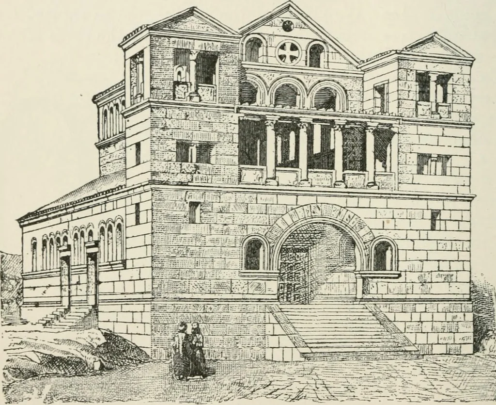 An illustration from Monuments of the early church, 1901, leaf 141