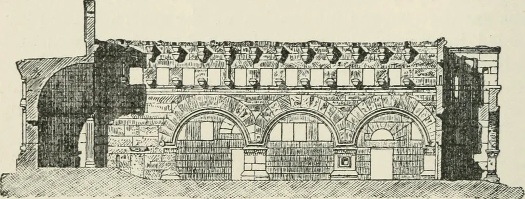 An illustration from Monuments of the early church, 1901, leaf 145