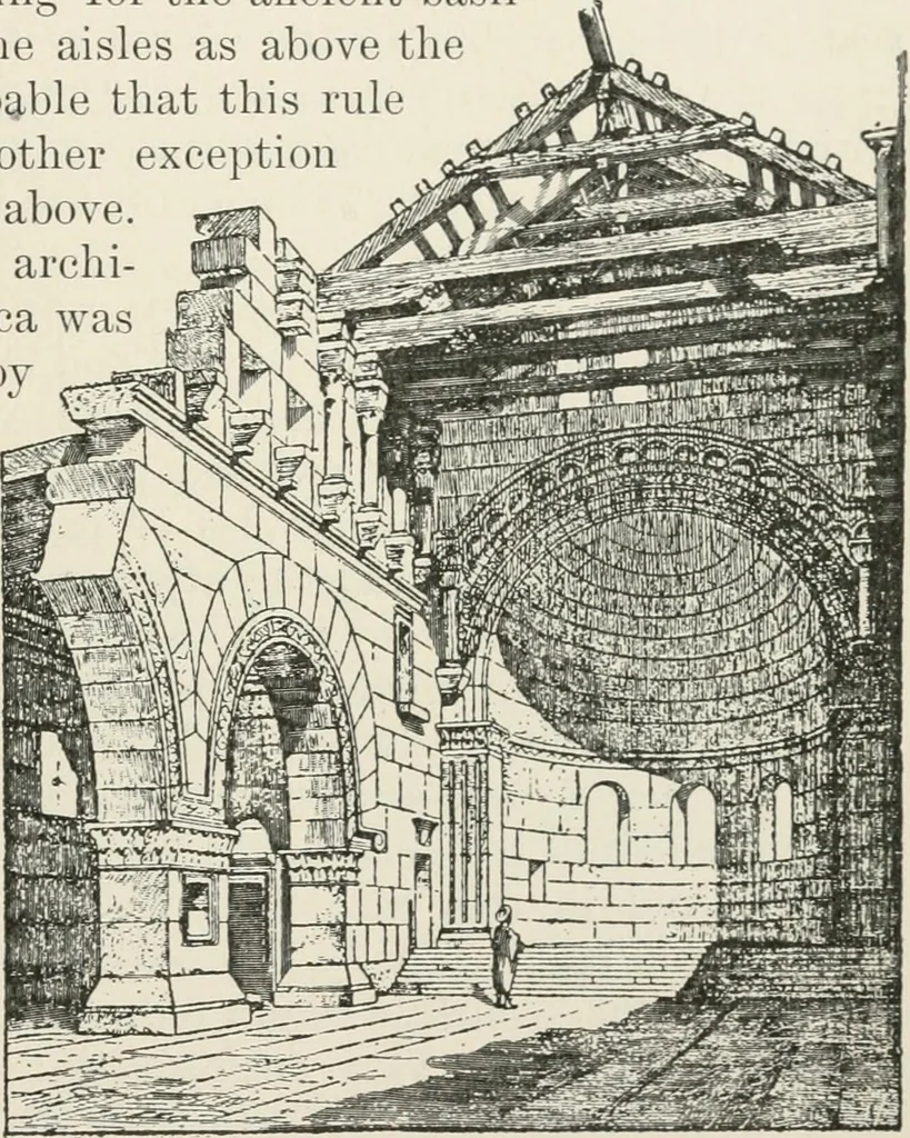 An illustration from Monuments of the early church, 1901, leaf 146