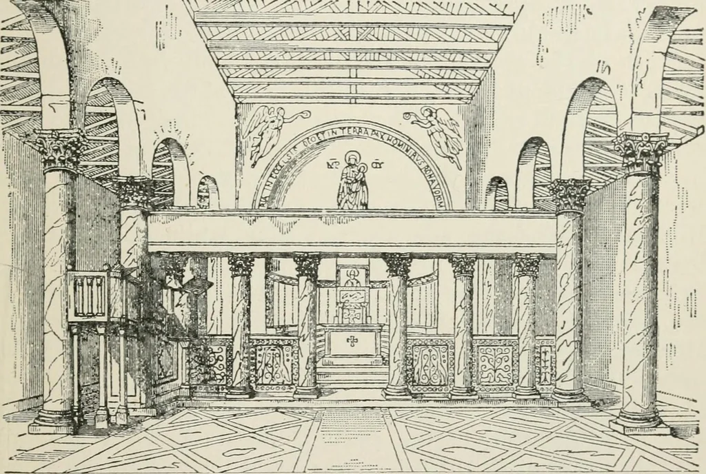 An illustration from Monuments of the early church, 1901, leaf 148