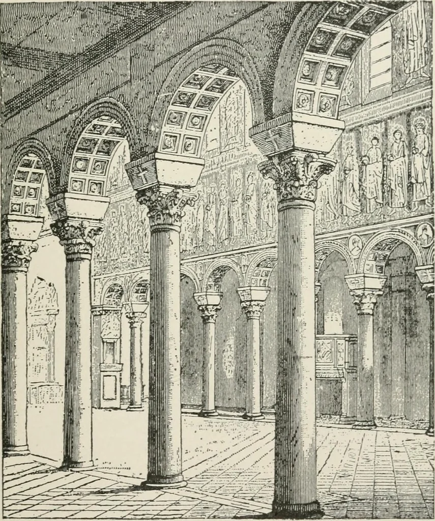 An illustration from Monuments of the early church, 1901, leaf 150