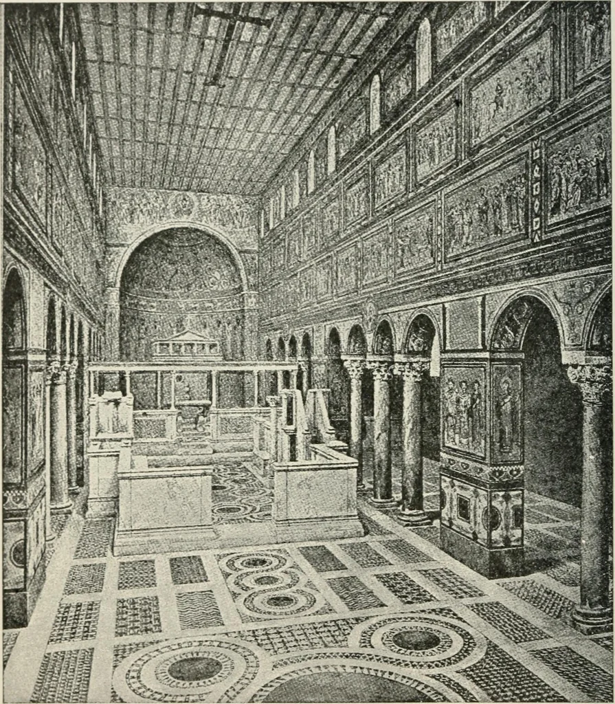 An illustration from Monuments of the early church, 1901, leaf 151