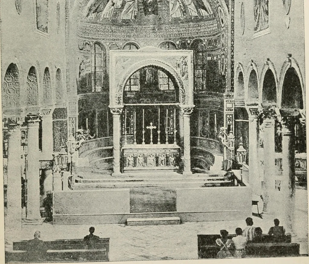 An illustration from Monuments of the early church, 1901, leaf 154