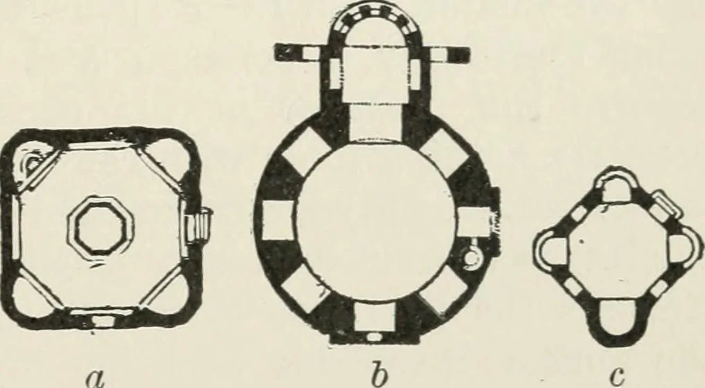 An illustration from Monuments of the early church, 1901, leaf 164
