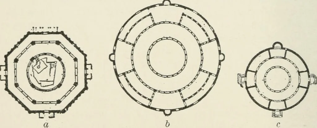 An illustration from Monuments of the early church, 1901, leaf 167