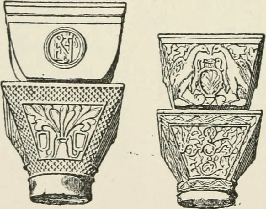 An illustration from Monuments of the early church, 1901, leaf 169