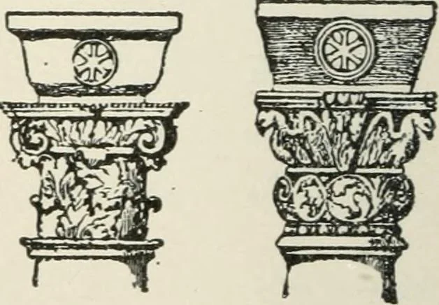 An illustration from Monuments of the early church, 1901, leaf 169