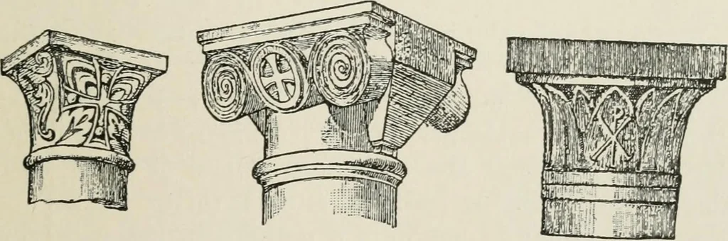 An illustration from Monuments of the early church, 1901, leaf 170