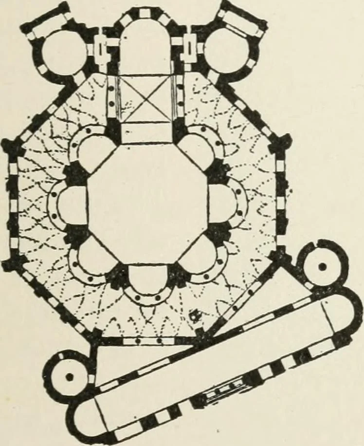 An illustration from Monuments of the early church, 1901, leaf 174