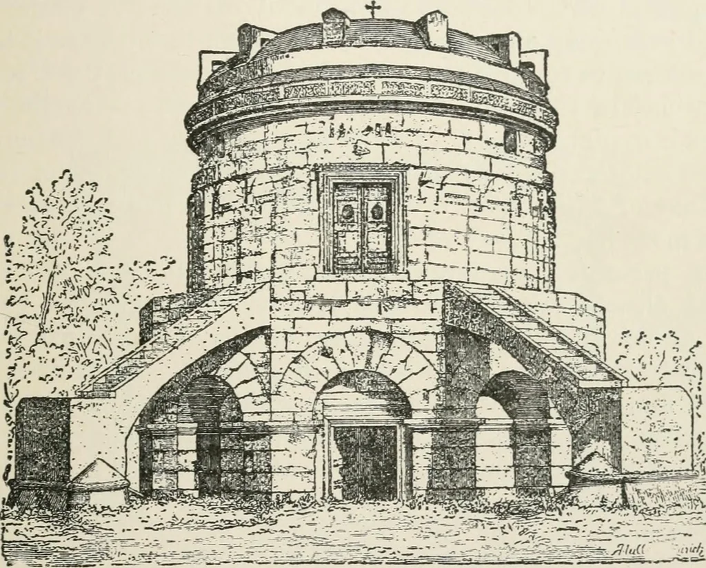 An illustration from Monuments of the early church, 1901, leaf 186