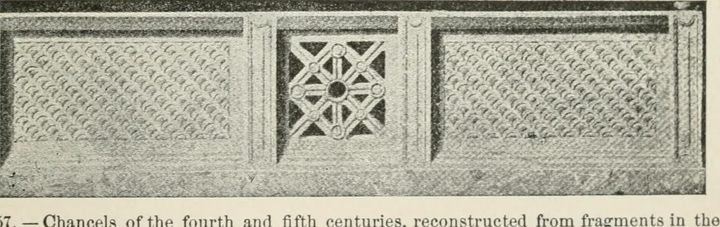 An illustration from Monuments of the early church, 1901, leaf 198