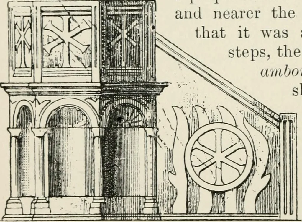 An illustration from Monuments of the early church, 1901, leaf 203