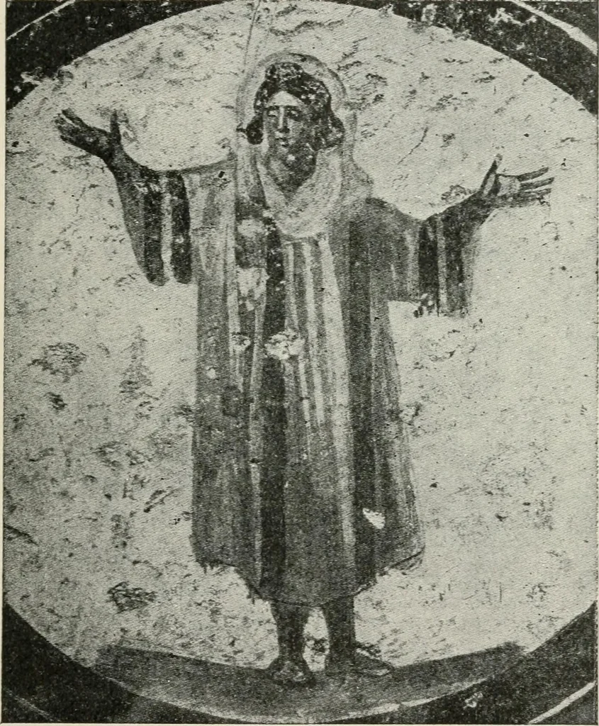 An illustration from Monuments of the early church, 1901, leaf 232
