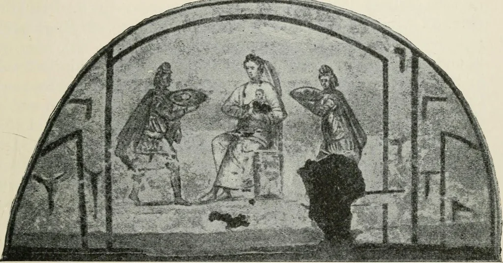 An illustration from Monuments of the early church, 1901, leaf 240