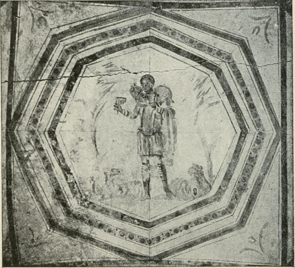 An illustration from Monuments of the early church, 1901, leaf 245