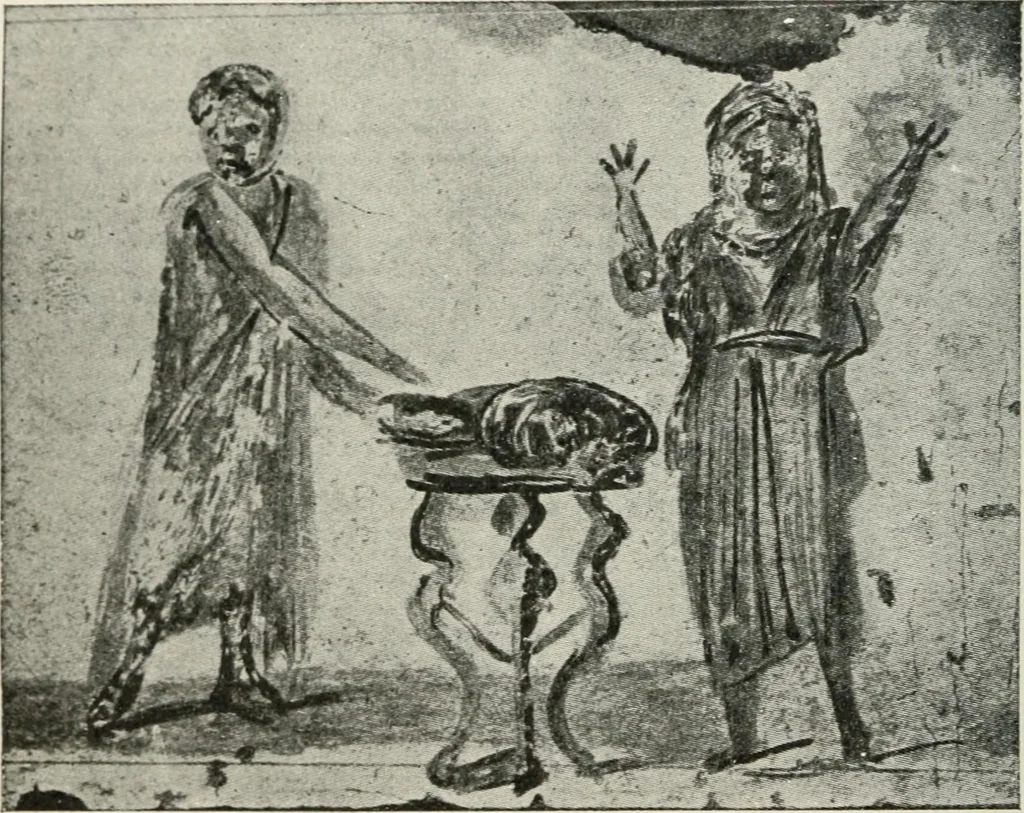 An illustration from Monuments of the early church, 1901, leaf 253