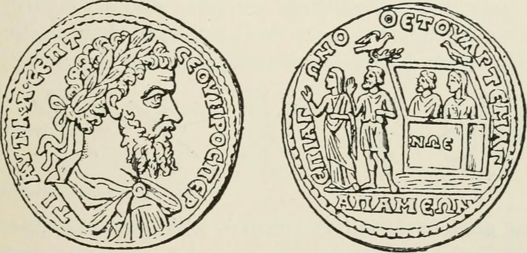 An illustration from Monuments of the early church, 1901, leaf 266
