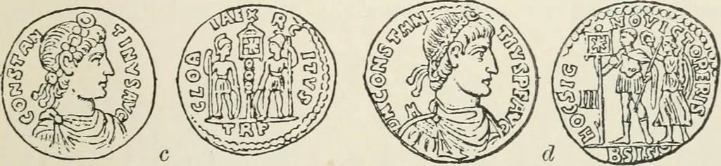 An illustration from Monuments of the early church, 1901, leaf 270