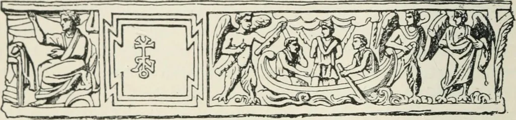 An illustration from Monuments of the early church, 1901, leaf 279