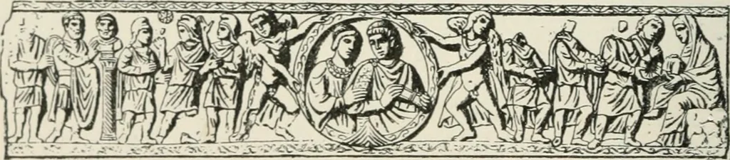 An illustration from Monuments of the early church, 1901, leaf 279