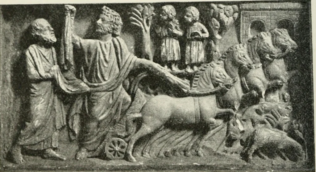 An illustration from Monuments of the early church, 1901, leaf 287